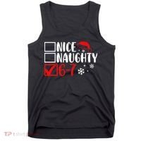 Nice Naughty 67 Funny Christmas Tank Top thumb 0