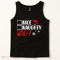 Nice Naughty 67 Funny Christmas Tank Top thumb 2