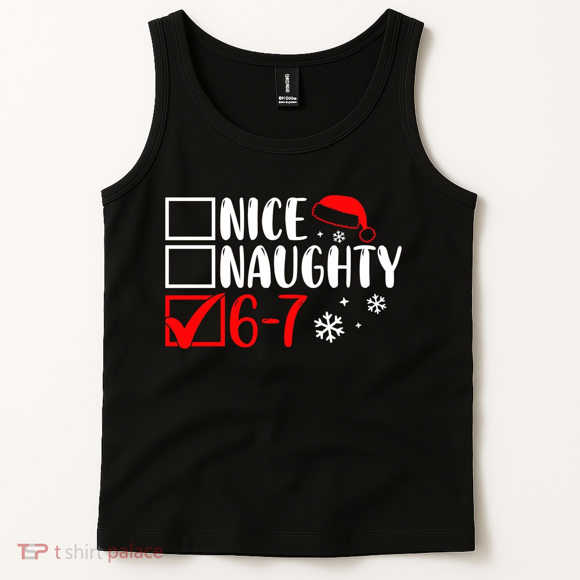 Nice Naughty 67 Funny Christmas Tank Top