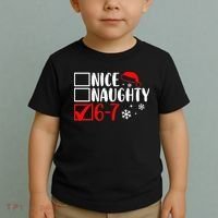 Nice Naughty 67 Funny Christmas Toddler T-Shirt thumb 2