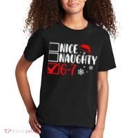 Nice Naughty 67 Funny Christmas Kids T-Shirt thumb 2