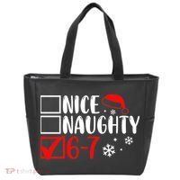 Nice Naughty 67 Funny Christmas Tote Bag thumb 0