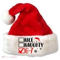 Nice Naughty 67 Funny Christmas Santa Hat thumb 0