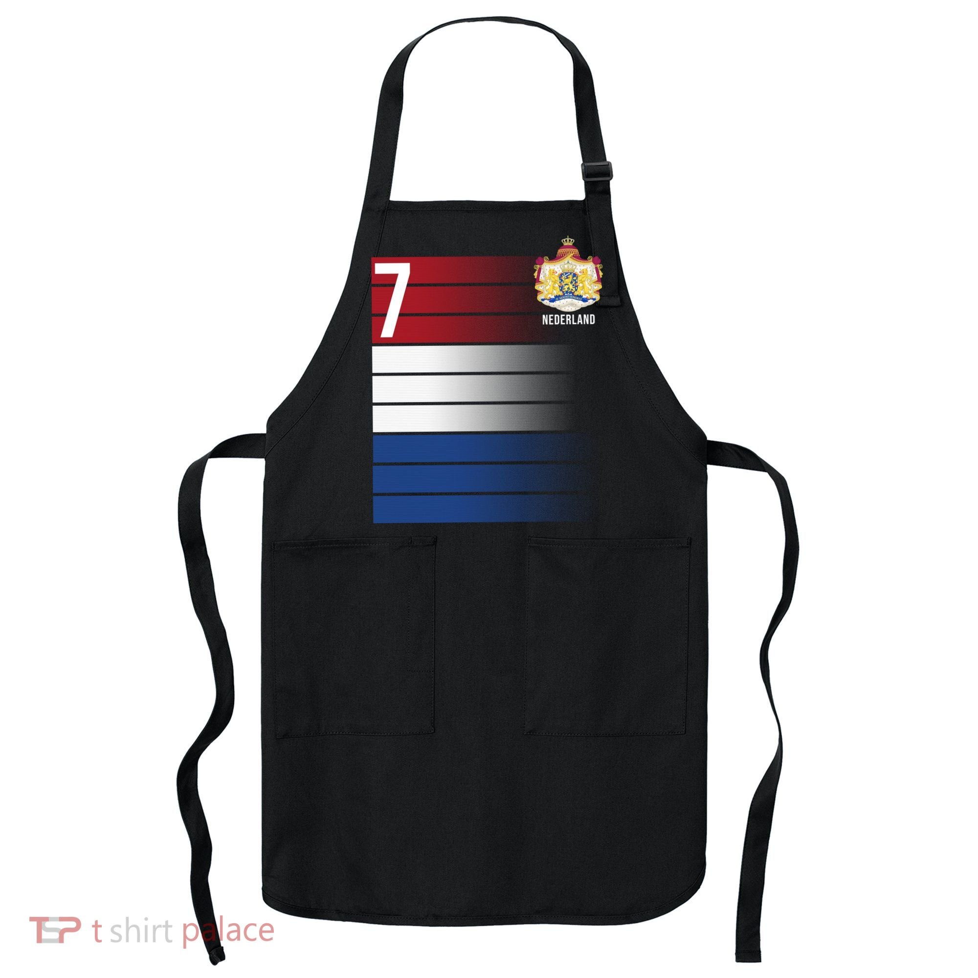 Nederland Number 7 Flag Logo Apron