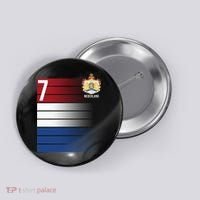 Nederland Number 7 Flag Logo Button thumb 0