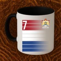Nederland Number 7 Flag Logo Coffee Mug thumb 2
