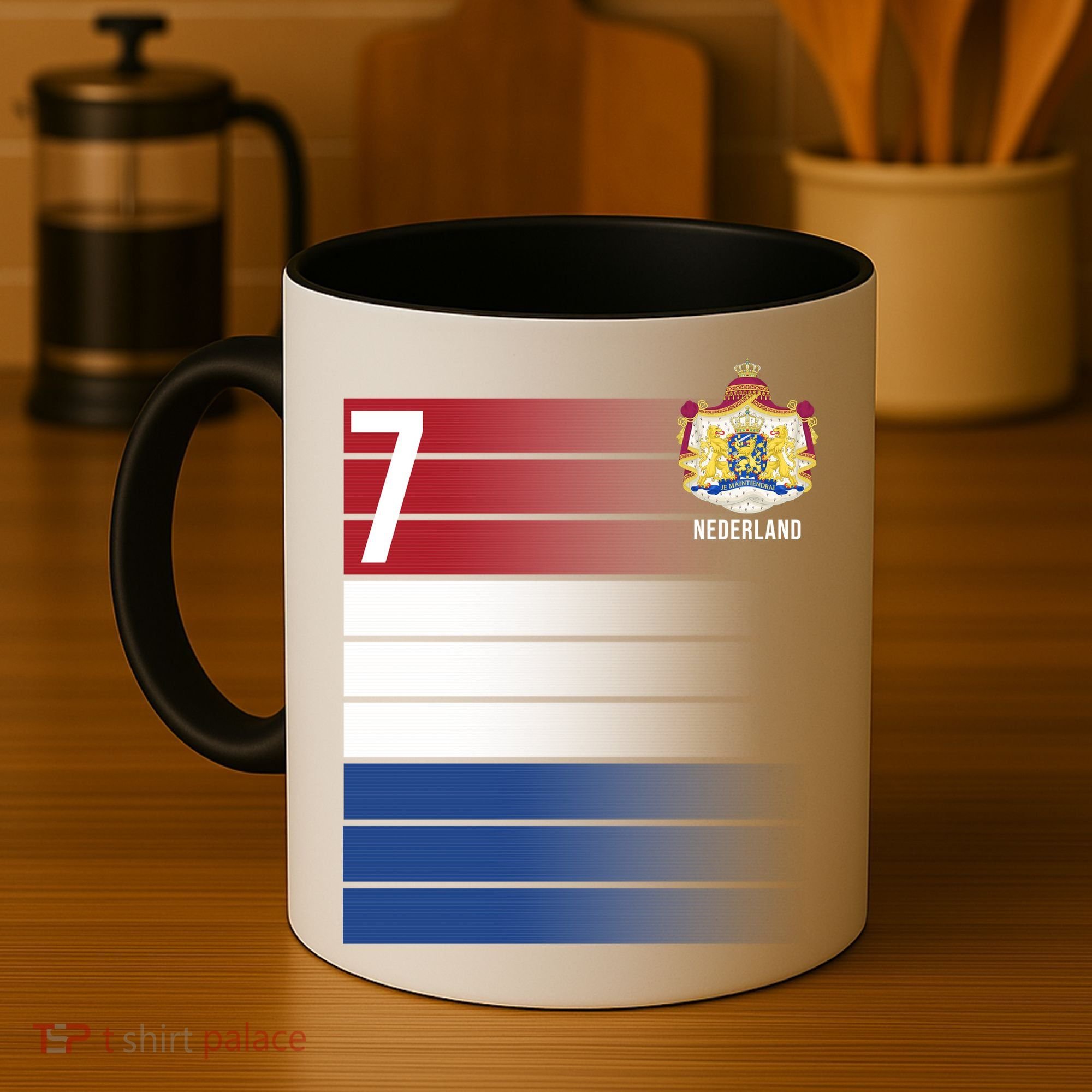 Nederland Number 7 Flag Logo Coffee Mug
