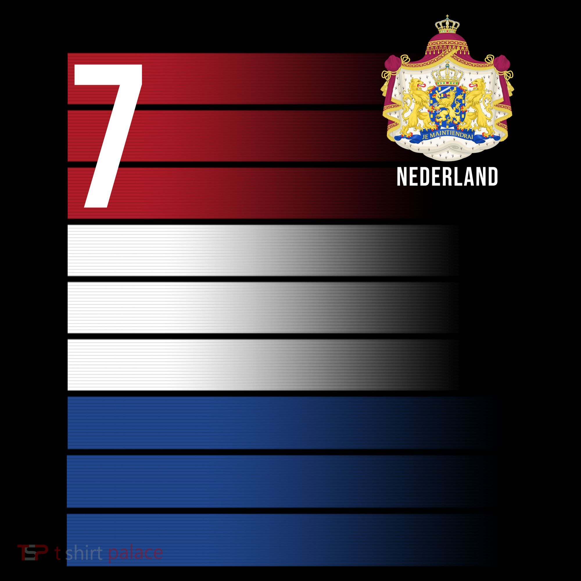 Nederland Number 7 Flag Logo Coffee Mug