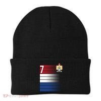 Nederland Number 7 Flag Logo Beanie thumb 0