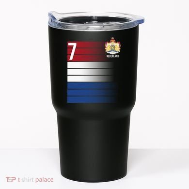 Nederland Number 7 Flag Logo Tumbler