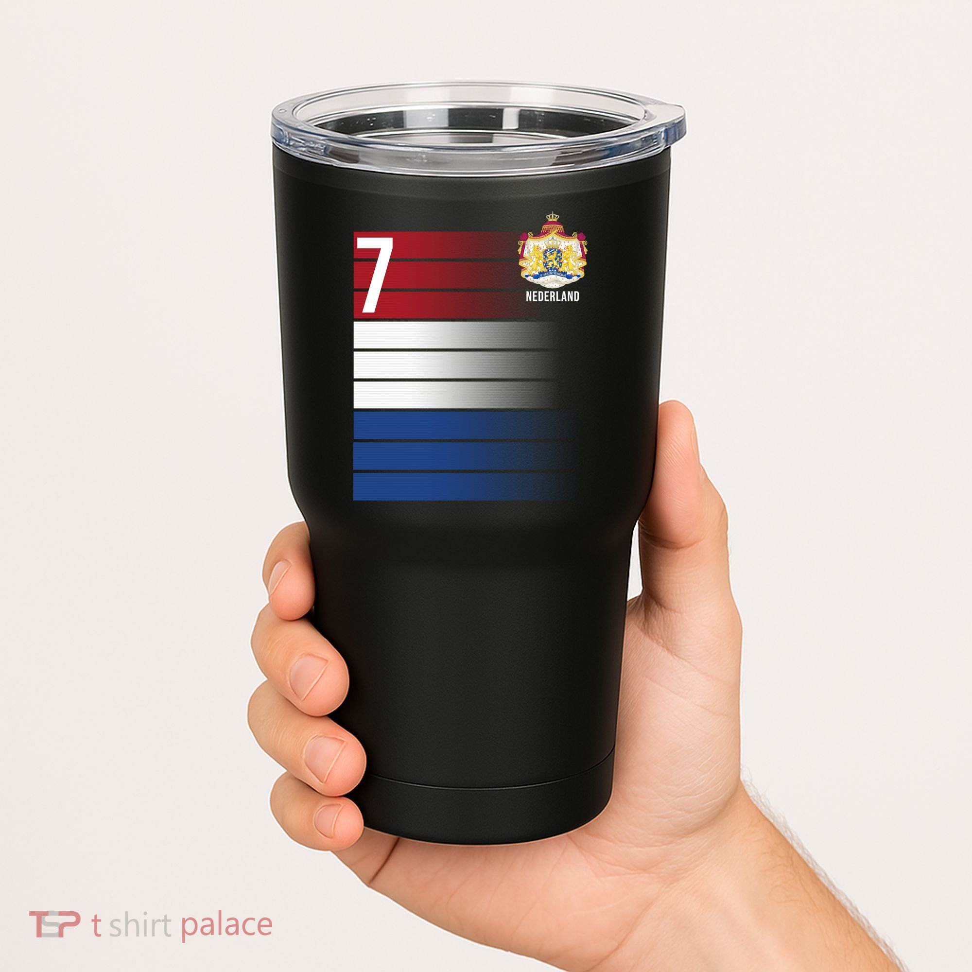 Nederland Number 7 Flag Logo Tumbler