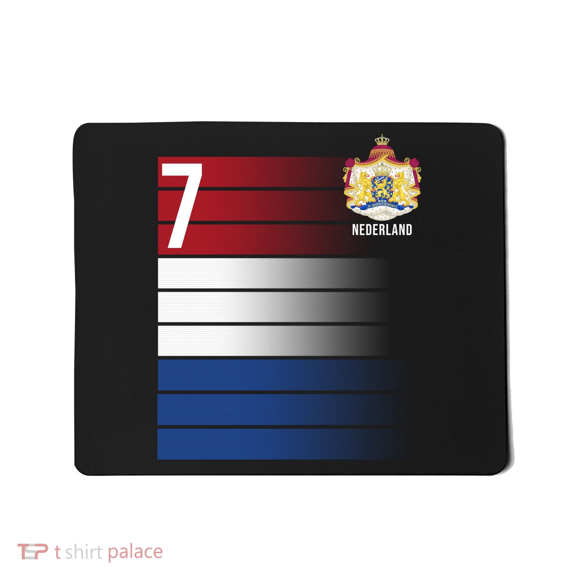 Nederland Number 7 Flag Logo Mousepad