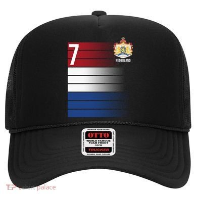 Nederland Number 7 Flag Logo Hat