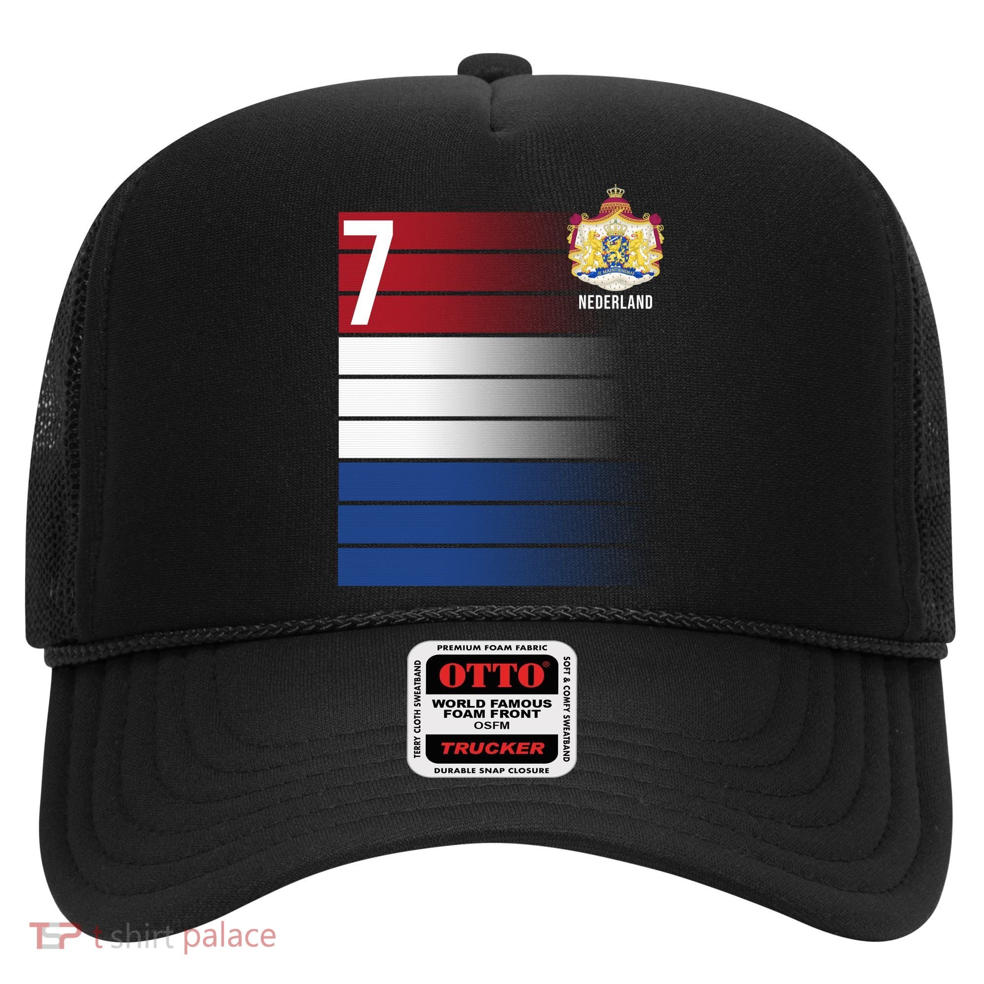 Nederland Number 7 Flag Logo Hat