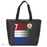 Nederland Number 7 Flag Logo Tote Bag thumb 0