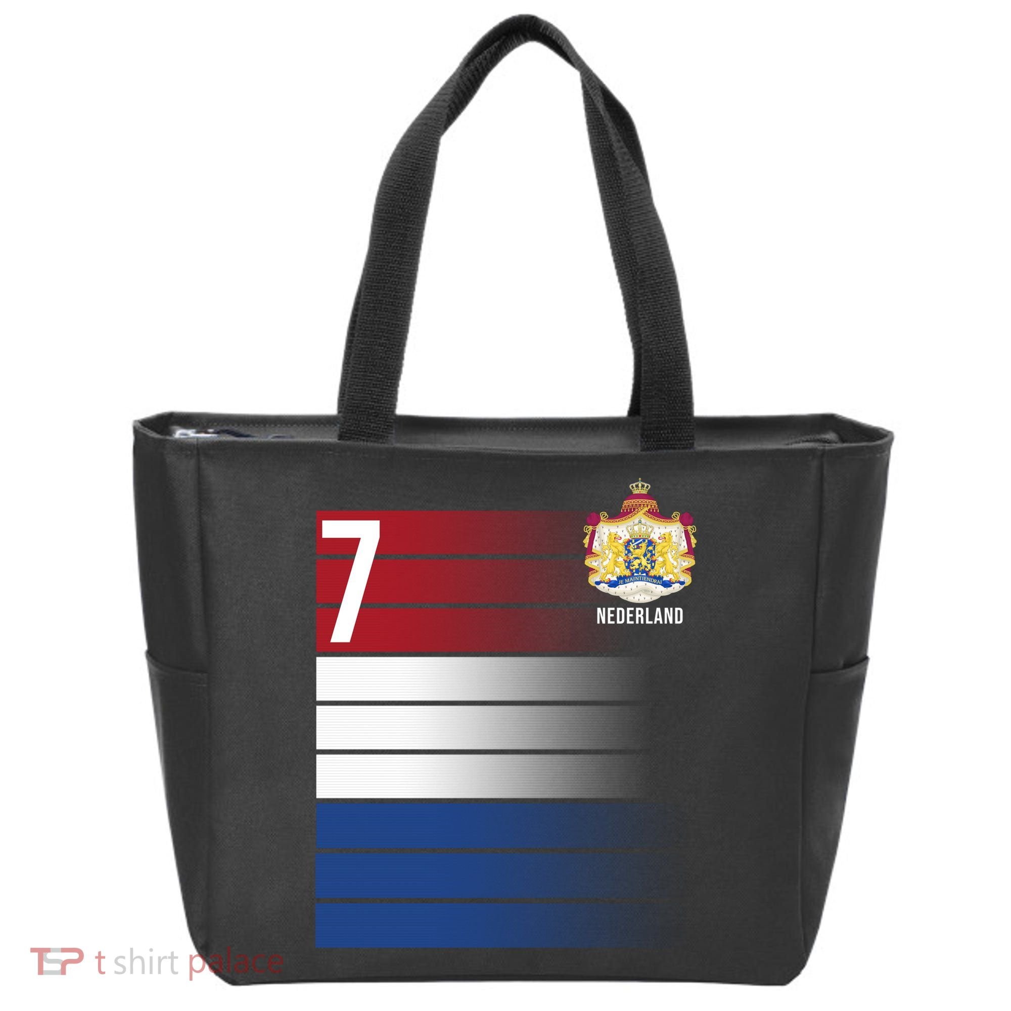Nederland Number 7 Flag Logo Tote Bag