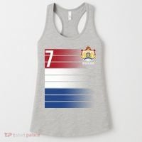 Nederland Number 7 Flag Logo Women's Tank Top thumb 0