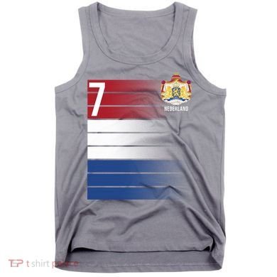 Nederland Number 7 Flag Logo Tank Top