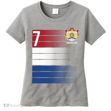 Nederland Number 7 Flag Logo Women's T-Shirt