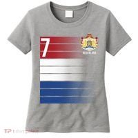 Nederland Number 7 Flag Logo Women's T-Shirt thumb 0
