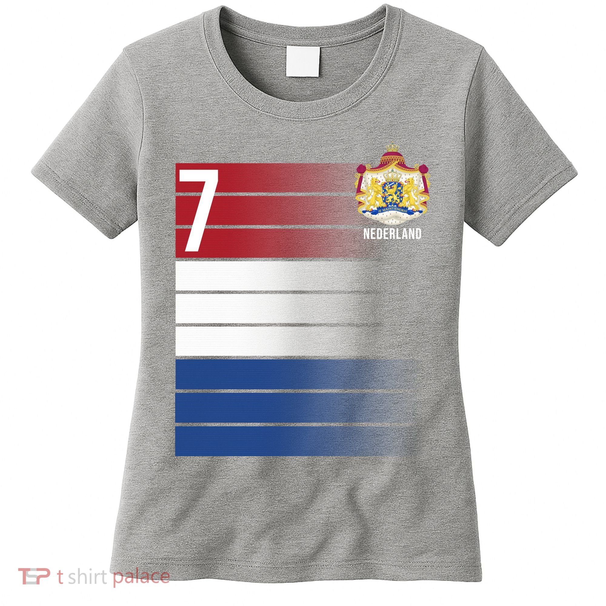 Nederland Number 7 Flag Logo Women's T-Shirt
