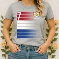 Nederland Number 7 Flag Logo Women's T-Shirt thumb 2