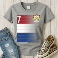 Nederland Number 7 Flag Logo Women's T-Shirt thumb 3