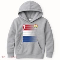 Nederland Number 7 Flag Logo Kids Hoodie thumb 0