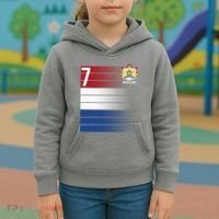 Nederland Number 7 Flag Logo Kids Hoodie thumb 3