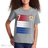 Nederland Number 7 Flag Logo Kids T-Shirt thumb 2