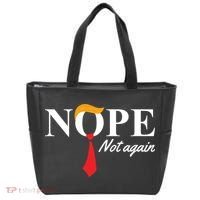 Nope Not Again Donald Trump Funny Tote Bag thumb 0
