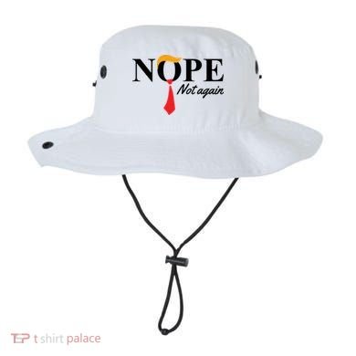 Nope Not Again Donald Trump Funny Bucket Hat