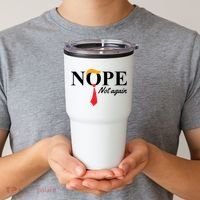 Nope Not Again Donald Trump Funny Tumbler thumb 2