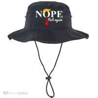 Nope Not Again Funny Trump Bucket Hat thumb 0