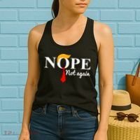 Nope Not Again Funny Trump Women's Tank Top thumb 2