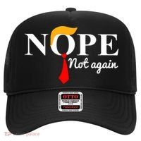 Nope Not Again Funny Trump Hat thumb 0