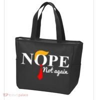 Nope Not Again Funny Trump Tote Bag thumb 3