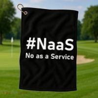 Naas No As A Service Golf Towel thumb 1