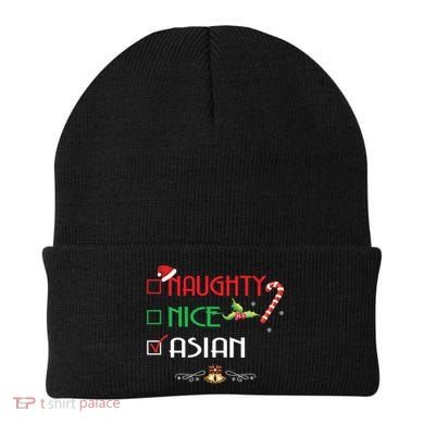 Nice Naughty Asian Gift Group Matching Christmas Xmas Gift Beanie
