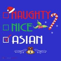 Nice Naughty Asian Gift Group Matching Christmas Xmas Gift Sweatshirt thumb 3
