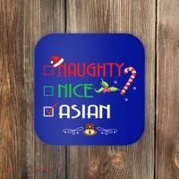 Nice Naughty Asian Gift Group Matching Christmas Xmas Gift Coaster thumb 0