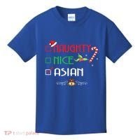 Nice Naughty Asian Gift Group Matching Christmas Xmas Gift Kids T-Shirt thumb 0