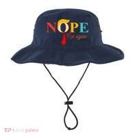 Nope Not Again Funny Trump Bucket Hat thumb 0