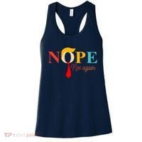 Nope Not Again Funny Trump Women's Tank Top thumb 0