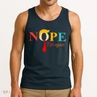 Nope Not Again Funny Trump Tank Top thumb 3