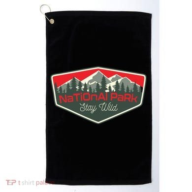National Park Yellowstone Golf Towel