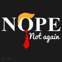 Nope Not Again Funny Trump Women's Tank Top thumb 5