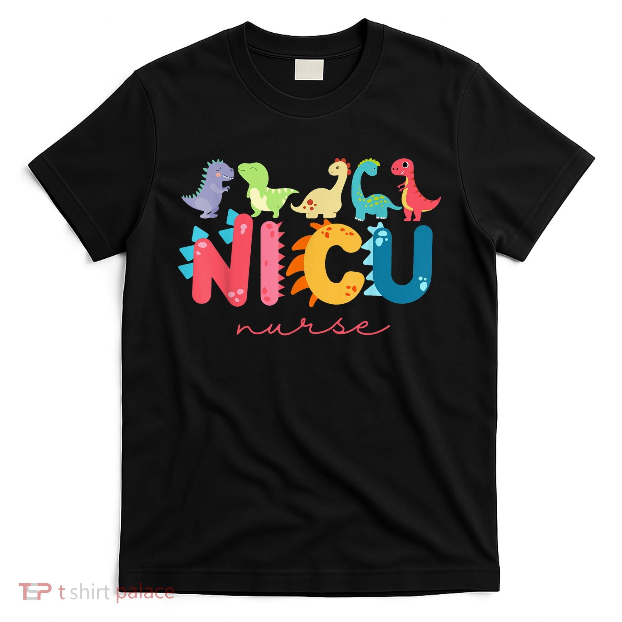 NICU Nurse Animal Nurse Appreciation Nicu Nurse Dinosaur T-Shirt