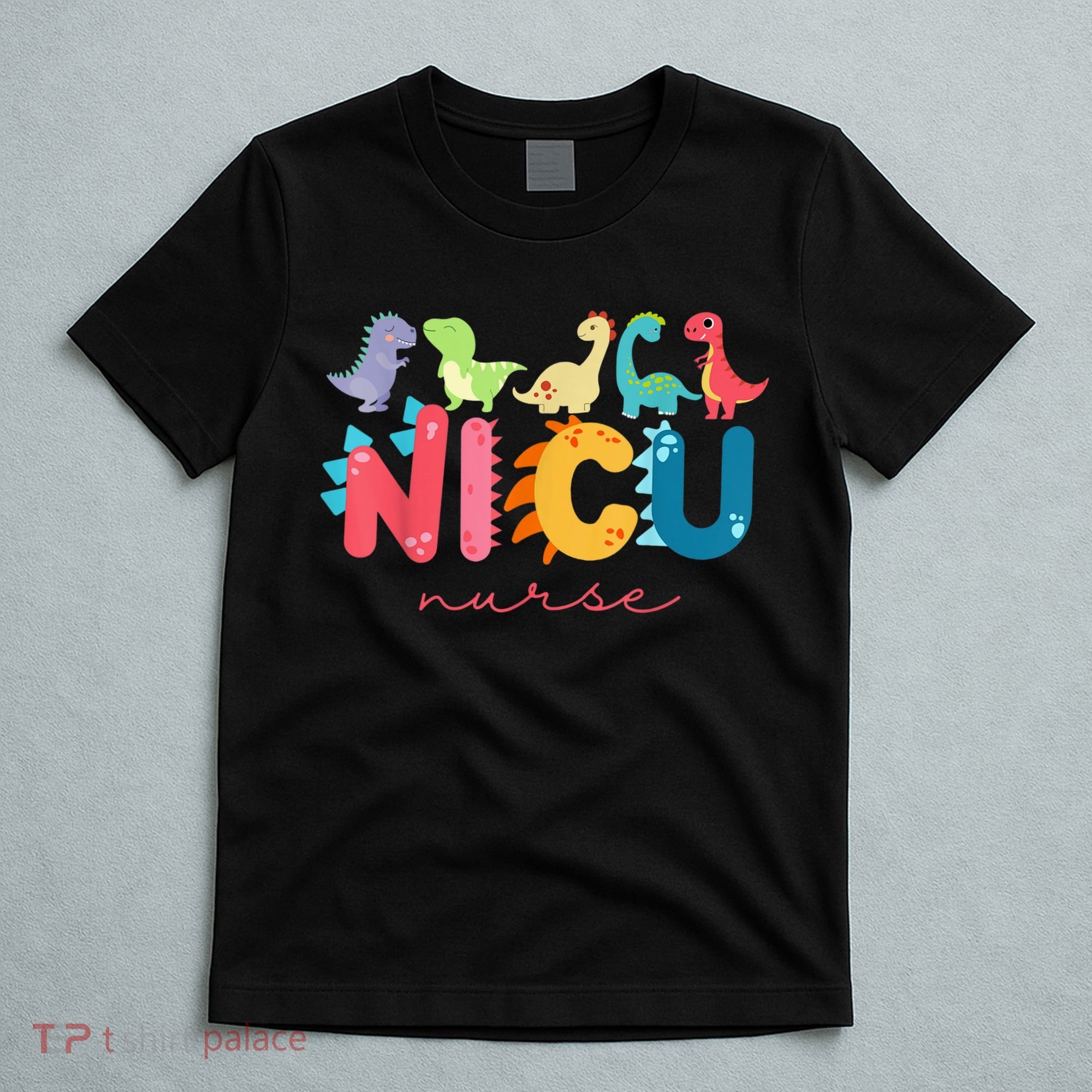 NICU Nurse Animal Nurse Appreciation Nicu Nurse Dinosaur T-Shirt