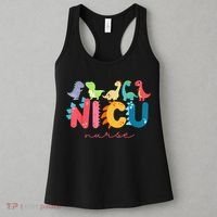 NICU Nurse Animal Nurse Appreciation Nicu Nurse Dinosaur Women's Tank Top thumb 3